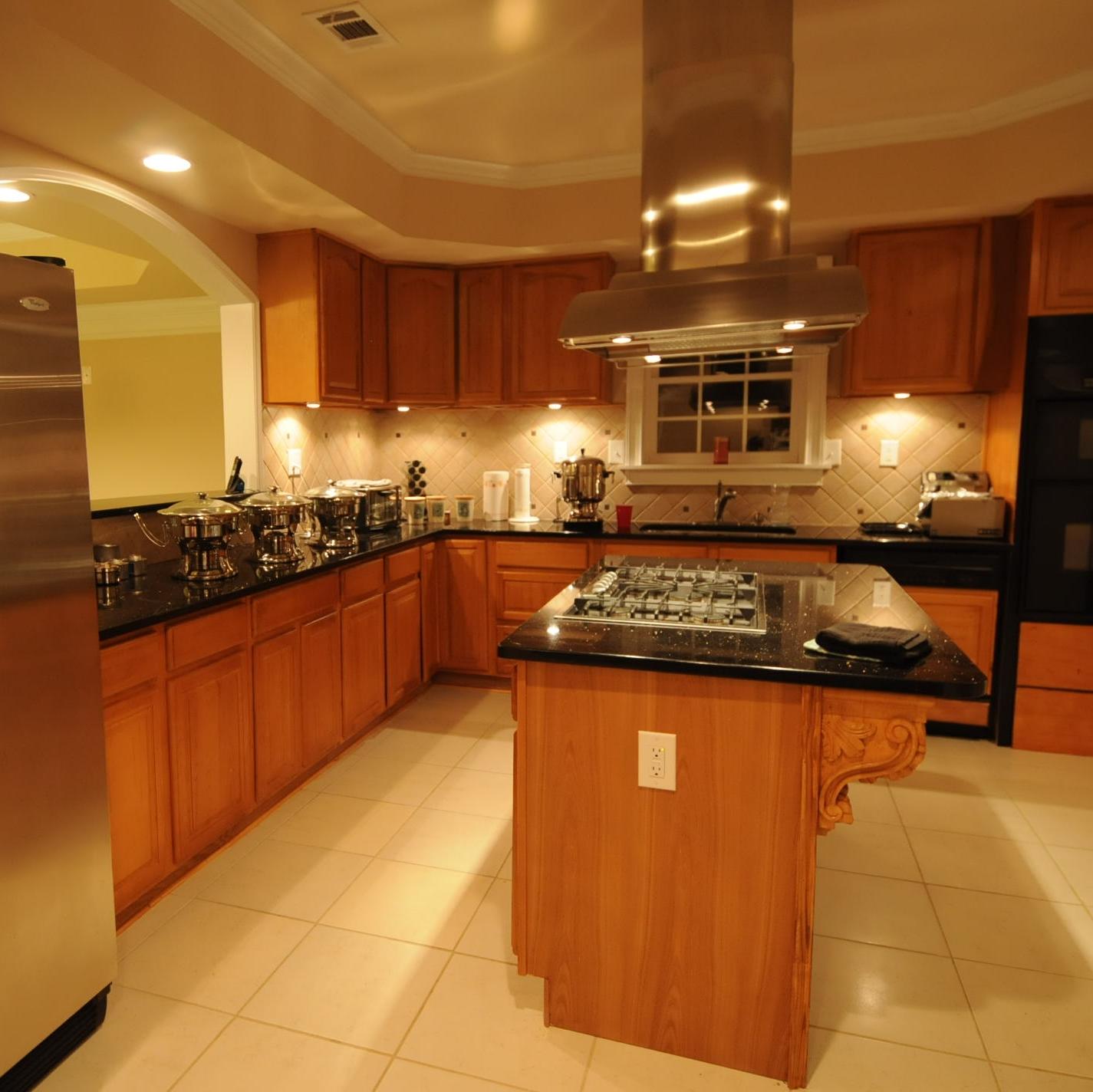 Basement kitchen as featured on HGTV.