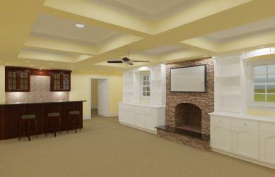 Basement design seven Southern Basement Company.